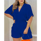 Somrig Casual Jumpsuit med Elastisk Midja