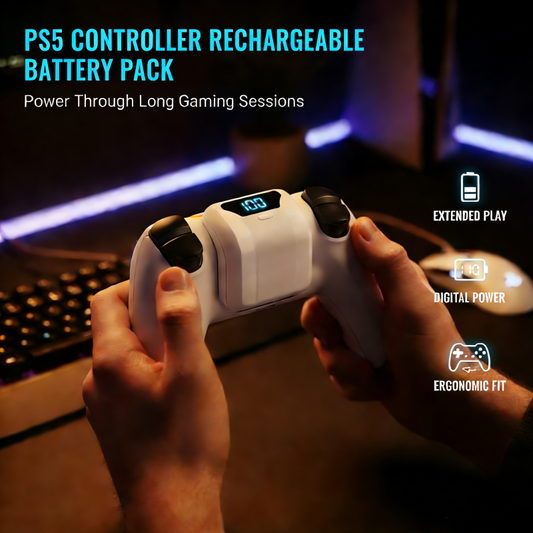 🔥PS5-kontrollens uppladdningsbara batteripack