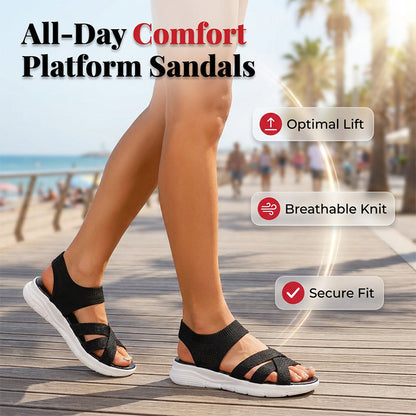 Casual Flatsandaler i Mesh för Kvinnor