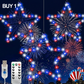 Hängande stjärnlampa för jul- och festdekoration
