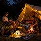 Solcelled campinglampa med 20 m ljusslinga