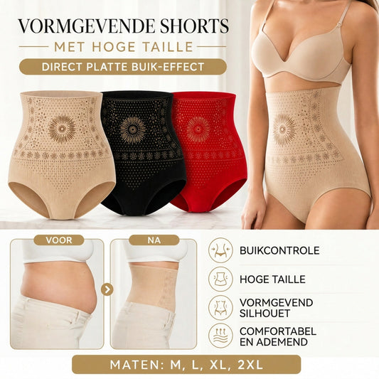 Formande shorts med hög midja