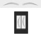 Vattentätt stämpelset för ögonbryn med microblading-effekt