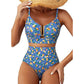 Högmidjad Bikini med U-Bygel för Dam