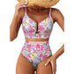 Högmidjad Bikini med U-Bygel för Dam