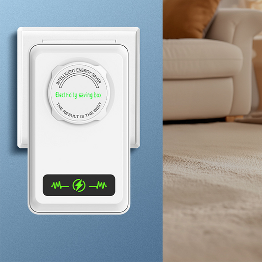 Bärbar och intelligent energisparare för vägguttag