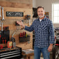 Retro Iron Plaque for Workshop or Man Cave