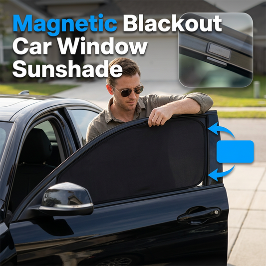 Magnetiskt Solskydd för Bilfönster