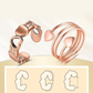 Unisex Adjustable Magnetic Open Finger Ring