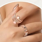 Unisex Adjustable Magnetic Open Finger Ring
