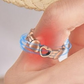 Unisex Adjustable Magnetic Open Finger Ring