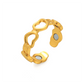 Unisex Adjustable Magnetic Open Finger Ring