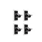 Heavy-Duty Self-Adhesive Rod Support Brackets
