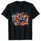 Unisex T-shirt för fotbollsfans med grafiskt tryck