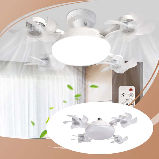 Takfläkt med LED-belysning och fjärrkontroll