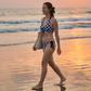 🌸 50% OFF NOW! 🌸Women's Checkerboard Print Halter Bikini Set