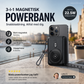 🔋 3-i-1 magnetisk powerbank – Inbyggd kabel  ⏳