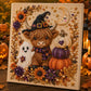 Halloween DIY-kit med spökmotiv och pärlor