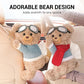 Adorable Bear Plush Car Tissue Holder