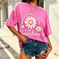 👕☀️ Mjuk tusensköna T-shirt i vintage-tvättad kvalitet
