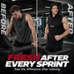 🏋️ 50% RABATT NU! Herr Athletic Ärmlös Huvtröja – andningsbar, muskelsnål & perfekt för gym, löpning & utomhusträning 💪🏃‍♂️