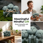 Mini fridfull Zen-munkfigurin