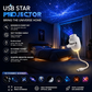 USB-stjärnprojektor nattlampa