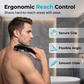 Men's Electric Back Shaver with 180° Foldable Handle