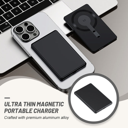 5000mAh ultratunn magnetisk bärbar laddare