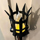 Medeltida fackla vägglampett vintage flameffekt vägglampa