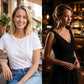 Elegant halsband med hjärtformigt initialhänge för dam