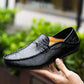 Handgjorda läderloafers för män från Milano