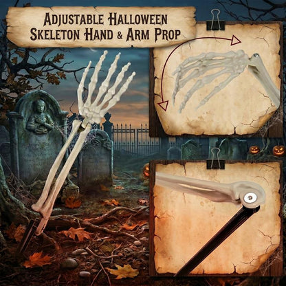 Halloween skeletthand trädgårdsstake dekoration