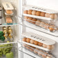 Double Auto Rolling Egg Organizer for Refrigerator Side Door
