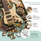 Kreativt Steampunk Gitarr 3D-pussel