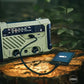 Bärbar handvevad nödväderradio