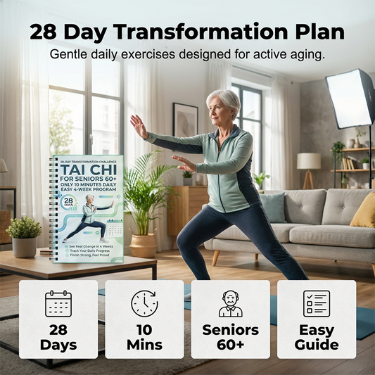 🔥50% RABATT NU!☯️Wellnessval – 28‑dagars Tai‑Chi‑bok för din hälsa och välbefinnande✨