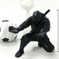 Kreativ 3D-printad penhållare med ninjafigur