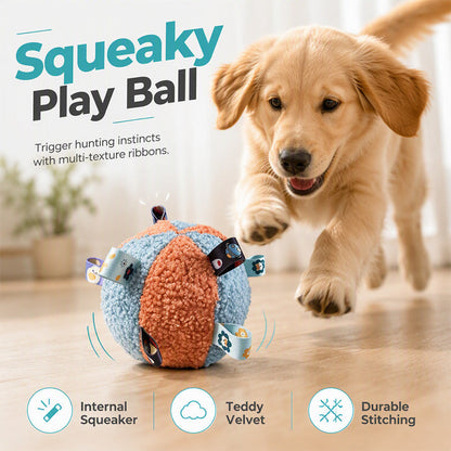 Plysch Bitresistent Squeaky Husdjursleksak