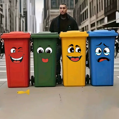 🤗4 ark med roliga klistermärken med smileys🤗