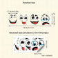 🤗4 ark med roliga klistermärken med smileys🤗
