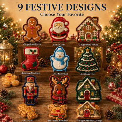 🔥🎁Nyhet 50 % RABATT🔥9-Design julform för minipajer