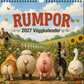 Rolig väggkalender med djurkulor