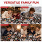 🛋️ 50 % RABATT NU! 🎨 Färgläggningsfilt för hela familjen – mysig julpresent i fleece, 150×127 cm 🎁