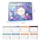 🗓️ 50% RABATT NU! ✨ 2027 Creative Desk Calendar with Sticky Notes – daglig planering, färgflikar & anteckningsutrymme – perfekt för en prydlig och inspirerande arbetsyta 📝
