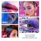 🔥🎁Köp 3 få 2 gratis🔥Halloween-glitter för kroppsmålning – stjärnglitter