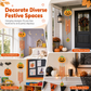 Köp 2, få 1 gratis🎁Halloween-DIY-kit i trä med pumpor