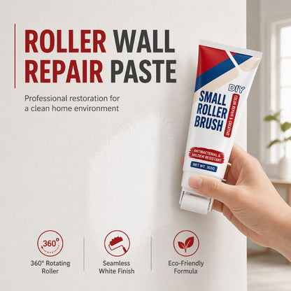 🧱🖌️✨ 50% RABATT NU! Vattentät väggreparationspasta med integrerad liten rollerborste – revolutionerande allt-i-ett-lösning för enkel, kladdfri applicering och långvariga resultat 🏠