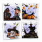 Självhäftande halloweenpåsar för förpackning av kakor och godsaker