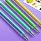 Glittergelpennor i set